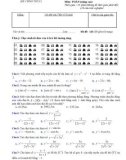 Đề kiểm tra 45 phút lần 5 môn Toán lớp 11 NC năm 2016-2017 - THPT Hàm Thuận Bắc - Mã đề 132