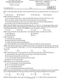 Đề thi giữa học kì 2 môn Vật lí lớp 12 năm 2021-2022 có đáp án - Trường THPT Nguyễn Huệ – Đắk Lắk