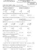 Đề thi học kì 2 môn Toán 10 năm 2017-2018 có đáp án - Trường THPT Phan Ngọc Hiển - Mã đề 485