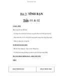 Gíao án 5 - TÌNH BẠN