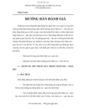 HƯỚNG DẪN ĐÁNH GIÁ - Nhà trẻ