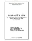 Sáng kiến kinh nghiệm THCS: Một số biện pháp nâng cao hiệu quả sử dụng cơ sở vật chất ở trường THCS