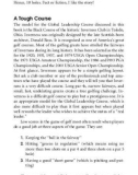 Golf and the game of leadership 4