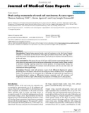 Báo cáo y học: Oral cavity metastasis of renal cell carcinoma: A case report