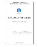 Khóa luận tốt nghiệp Kế toán - Kiểm toán: Hoàn thiện công tác kế toán doanh thu, chi phí và xác định kết quả kinh doanh tại Công ty cổ phần xây lắp và thương mại Phú Thành