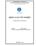 Khóa luận tốt nghiệp Kế toán - Kiểm toán: Hoàn thiện công tác kế toán doanh thu, chi phí và xác định kết quả kinh doanh tại Công ty Cổ phần Xây lắp và Thiết bị điện Hải Phòng.