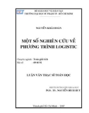 Luận văn Thạc sĩ Toán học: Một số nghiên cứu về phương trình Logistic