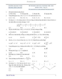 Đề kiểm tra học kì 1 môn Toán lớp 12 năm 2020-2021 có đáp án - Trường Đại học Vinh