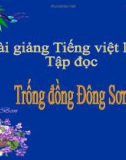 Bài giảng Tiếng việt 4 tuần 20 bài: Trống đồng Đông Sơn