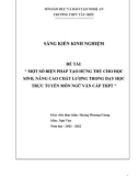 Sáng kiến kinh nghiệm THPT: Một số biện pháp tạo hứng thú, nâng cao chất lượng trong dạy học trực tuyến môn Ngữ Văn cấp THPT