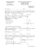 Đề thi học kì 1 môn Toán 12 năm 2017- 2018 có đáp án - Trường THPT chuyên Lê Hồng Phong - Mã đề 132