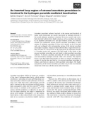 Báo cáo khoa học: An inserted loop region of stromal ascorbate peroxidase is involved in its hydrogen peroxide-mediated inactivation