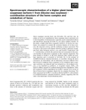 Báo cáo khoa học: Spectroscopic characterization of a higher plant heme oxygenase isoform-1 from Glycine max (soybean) ) coordination structure of the heme complex and catabolism of heme