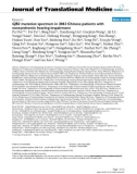 báo cáo hóa học: GJB2 mutation spectrum in 2063 Chinese patients with nonsyndromic hearing impairment