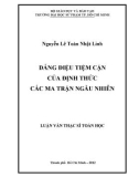 Luận văn Thạc sĩ Toán học: Dáng điệu tiệm cận của định thức các ma trận ngẫu nhiên