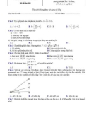 Đề KSCL môn Toán lớp 10 năm 2021-2022 có đáp án - Trường THPT Đồng Đậu (Mã đề 101)