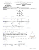 Đề KSCL môn Toán lớp 10 năm 2017-2018 lần 2 - THPT Quế Võ 1 - Mã đề 101