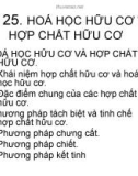 Hóa học hữu cơ