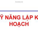 Kỹ năng tổ chức lập kế hoạch