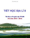 Bài giảng Địa lí 8: Tiết 43 - Bài 38