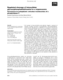 Báo cáo khoa học: Regulated cleavage of intracellular glycosylphosphatidylinositol in a trypanosome Peroxisome-to-endoplasmic reticulum translocation of a phospholipase C