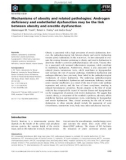 Báo cáo khoa học: Mechanisms of obesity and related pathologies: Androgen deﬁciency and endothelial dysfunction may be the link between obesity and erectile dysfunction