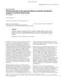 Báo cáo khoa học: Partitioning the work-sparing effects of partial ventilatory support in airflow obstruction