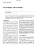 Báo cáo hóa học: Genomic Signals of Reoriented ORFs