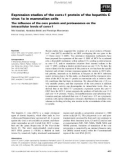 Báo cáo khoa học: Expression studies of the core+1 protein of the hepatitis C virus 1a in mammalian cells