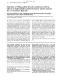 Báo cáo khoa học: Maturation of Pichia pastoris-derived recombinant pro-Der p 1 induced by deglycosylation and by the natural cysteine protease Der p 1 from house dust mite