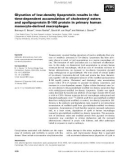 Báo cáo khoa học: Glycation of low-density lipoprotein results in the time-dependent accumulation of cholesteryl esters and apolipoprotein B-100 protein in primary human monocyte-derived macrophages