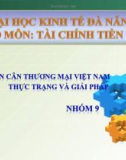 Báo cáo: Cán cân thương mại Việt Nam - Thực trạng và giải pháp