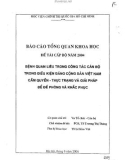 Bệnh quan liêu trong công tác cán bộ trong điều kiện Đảng cộng sản Việt Nam cầm quyền - thực trạng và giải pháp để đề phòng và khắc phục