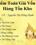 Thuyết trình: Kiểm toán giá vốn & hàng tồn kho