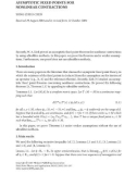 Báo cáo hóa học: ASYMPTOTIC FIXED POINTS FOR NONLINEAR CONTRACTIONS