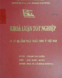 Khóa luận tốt nghiệp: Cơ sở hạ tầng phát triển thương mại điện tử ở Việt Nam