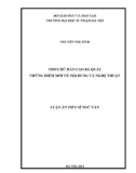 Luận án Tiến sĩ Ngữ văn: Thơ chữ Hán Cao Bá Quát - Những điểm mới về nội dung và nghệ thuật