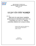 Luận văn tốt nghiệp: Một số câu hỏi trắc nghiệm khách quan chương Điện môi và chương Vật liệu từ trong chương trình Vật lí đại cương