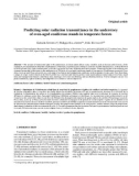 Báo cáo lâm nghiệp: Predicting solar radiation transmittance in the understory of even-aged coniferous stands in temperate forests