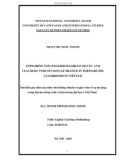 Master thesis English teaching methodology: Exploring non English major students’ and teachers’ perceptions of silence in tertiary EFL classrooms in Vietnam