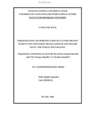 Master thesis English teaching methodology: Foreignization and domestication of culture specific items in two Vietnamese translations of the English novel “The wind in the willows”