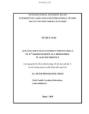 Master minor programme thesis English teaching methodology: Applying portfolio to improve writing skills of 11th - Grade students at a high school in Lang Son province