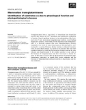 Báo cáo khoa học: Mammalian transglutaminases Identification of substrates as a key to physiological function and physiopathological relevance