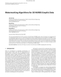 Báo cáo hóa học: Watermarking Algorithms for 3D NURBS Graphic Data