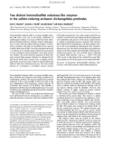 Báo cáo khóa học: Two distinct heterodisulﬁde reductase-like enzymes in the sulfate-reducing archaeon Archaeoglobus profundus