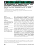 Báo cáo khoa học: PSI1 is responsible for the stearic acid enrichment that is characteristic of phosphatidylinositol in yeast