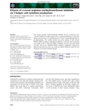 Báo cáo khoa học: Effects of a novel arginine methyltransferase inhibitor on T-helper cell cytokine production