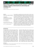 Báo cáo khoa học: Electrostatic contacts in the activator protein-1 coiled coil enhance stability predominantly by decreasing the unfolding rate