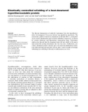 Báo cáo khoa học: Kinetically controlled refolding of a heat-denatured hyperthermostable protein