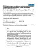 Báo cáo y học: usceptibility to glaucoma: differential comparison of the astrocyte transcriptome from glaucomatous African American and Caucasian American donors